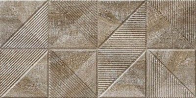 Керамическая плитка астерия коричневый декор 1 30x60