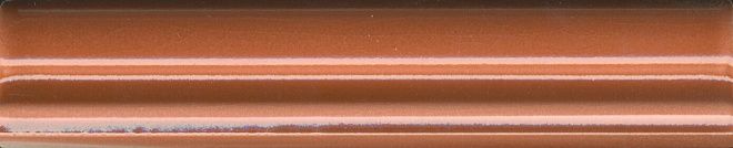 Керамическая плитка Бордюр Багет Салинас оранжевый 3x15