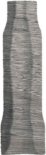 Керамогранит Угол внутренний Арсенале серый 2,4x8