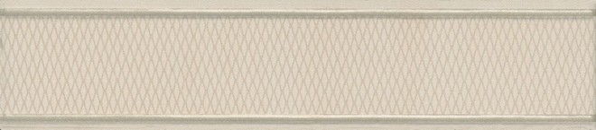 Керамическая плитка Бордюр Браганса бежевый светлый 5,4x25