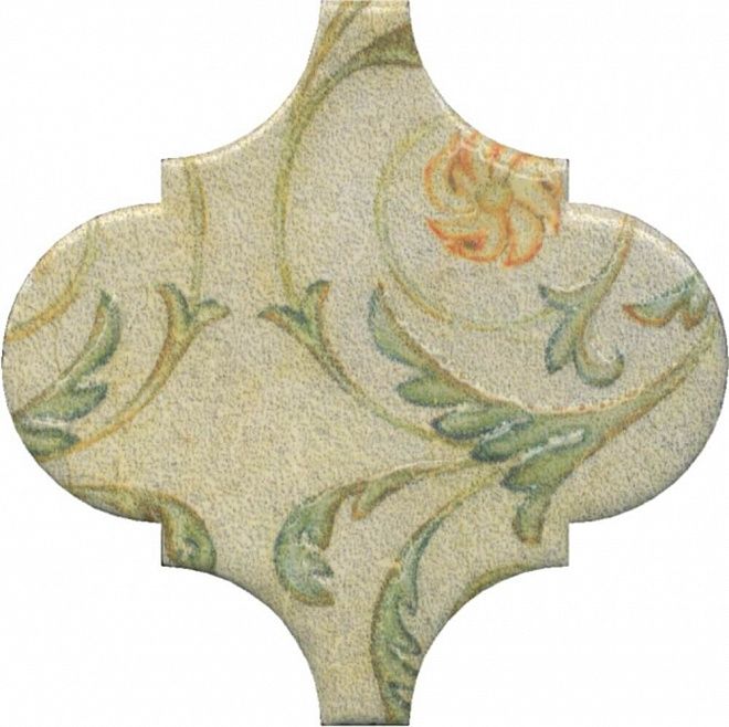 Керамическая плитка Декор Арабески котто орнамент op\a165\65000 6,5x6,5