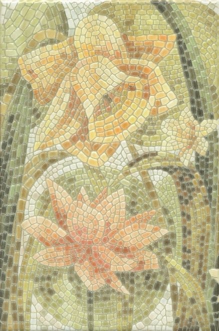 Керамическая плитка Декор Летний сад Лилии лаппатированный hgd\a145\880l 20x30