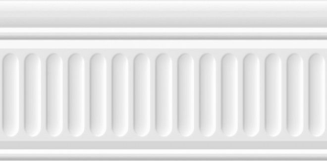 Керамическая плитка Бордюр Карнавал в Венеции белый структурированный 9,9x20