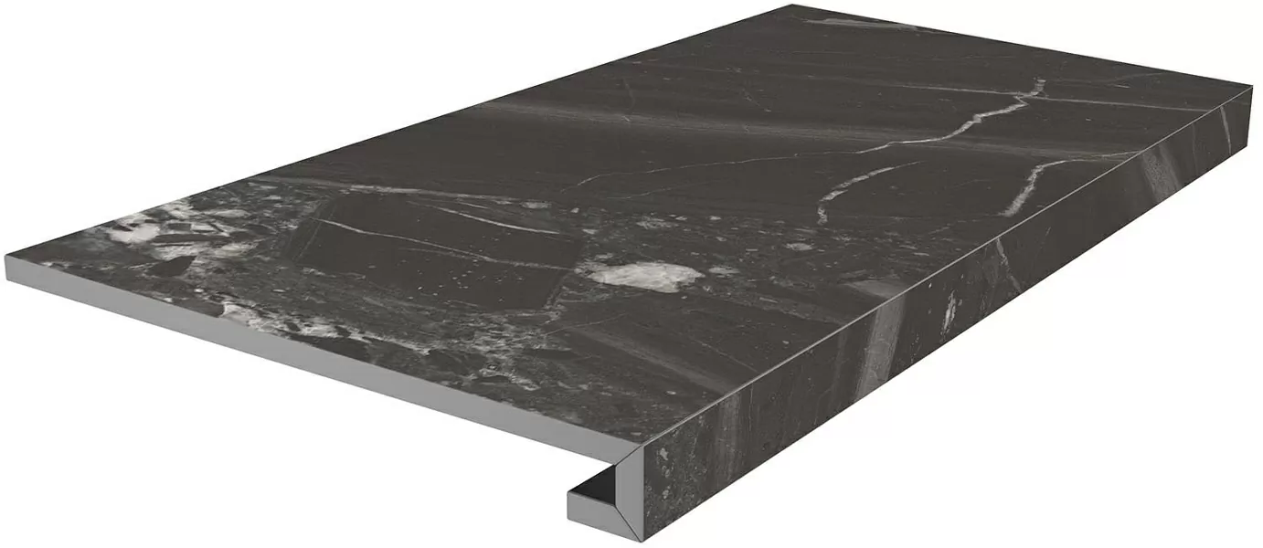 Ступени Ступень kerama marazzi sg850790r\gcf клееная Риальто черный матовый 33x88