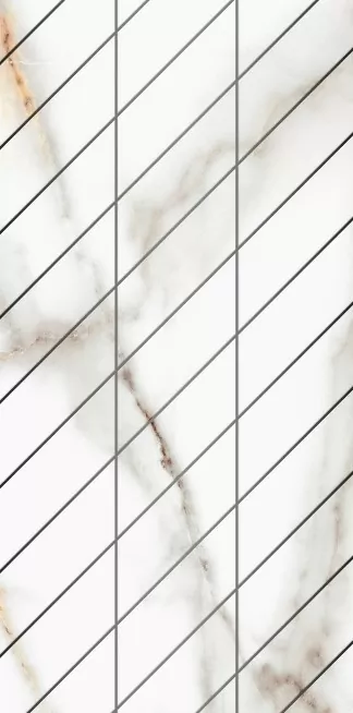 Мозаика Фальшмозаикаestima sm03 ametis supreme ferrum corner right белый полир. 29.8x59.8