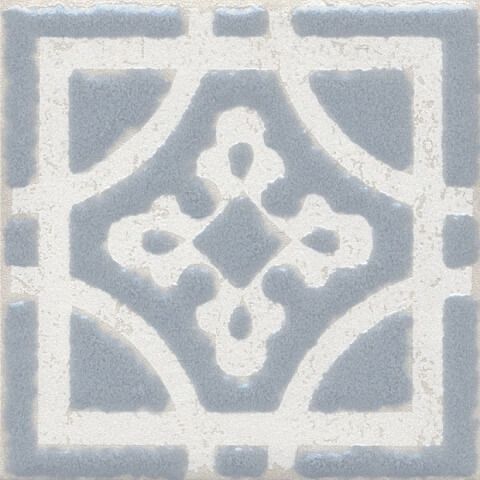 Керамогранит Вставка Амальфи орнамент серый stg\c406\1270 9,9x9,9