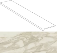 Ступени marvel royal calacatta scalino lap. 150 33x150