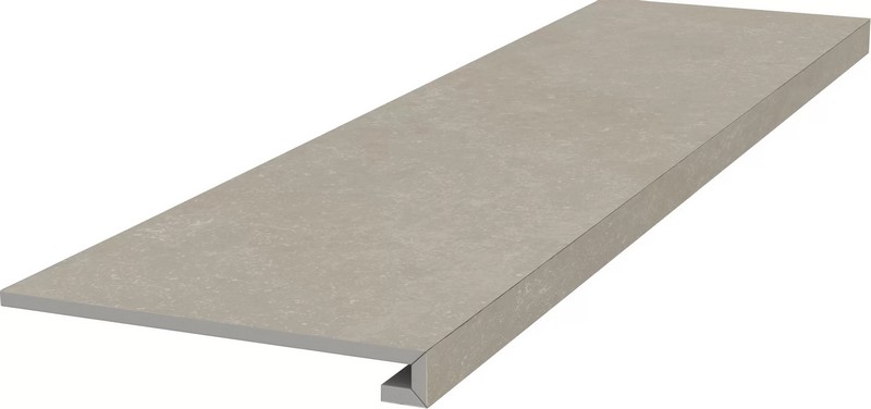 Ступени kerama marazzi km6012g0201rgcf фронтальная клееная Касабланка hp серый светлый матовый обрезной 33x119.5