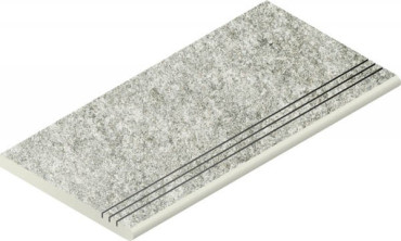 Ступени Нордика Айс закругленная грип 620040000161 серый 30x60