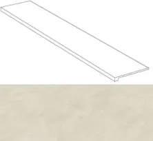 Ступени Марвел Империал Вайт scalino lap. 150 33x150