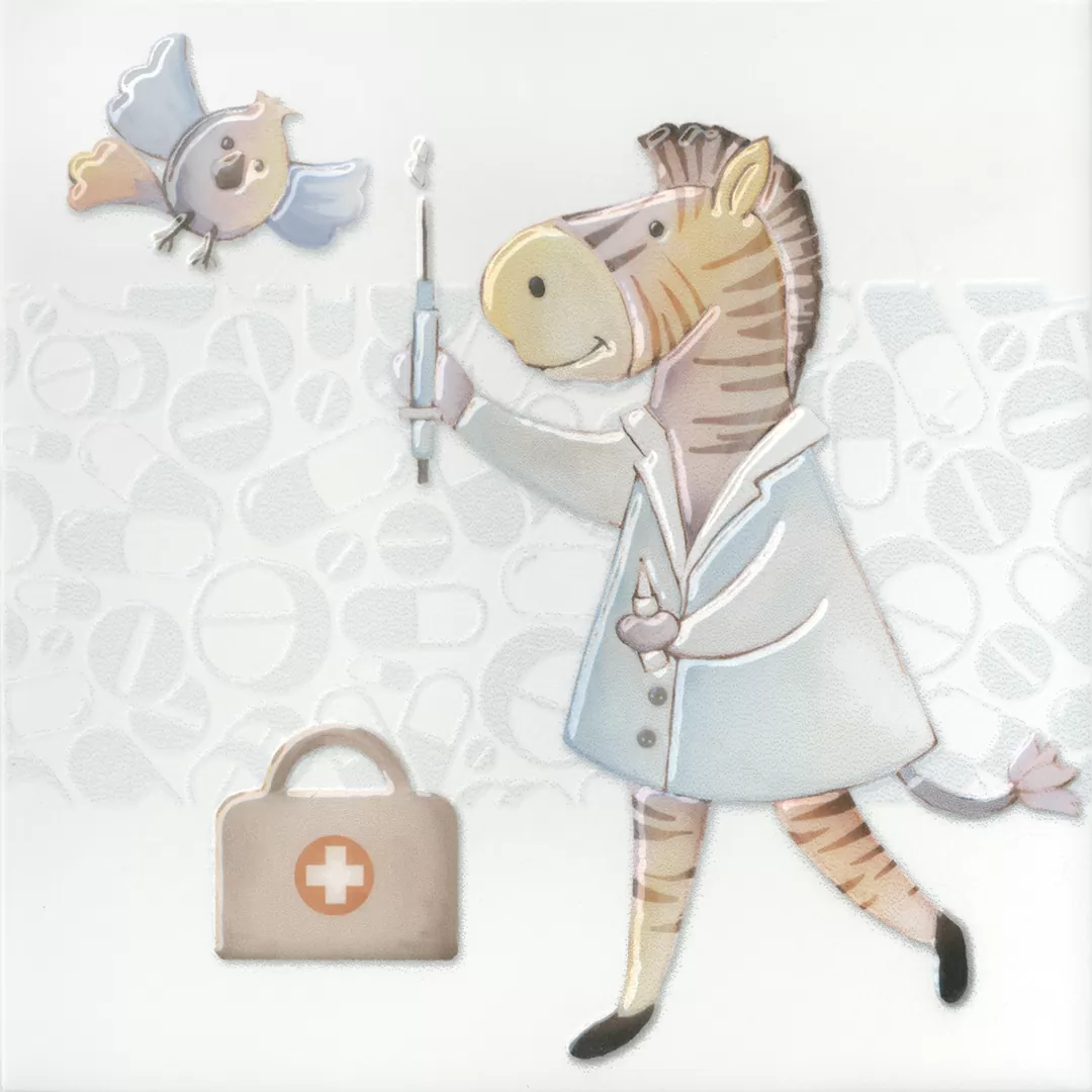 Керамическая плитка Декор kerama marazzi vt\a505\5009 Айболит 5 20x20