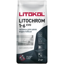 Цветная цементная затирка Литокол LITOCHROM 1-6 EVO 25кг LE.316 персиковый