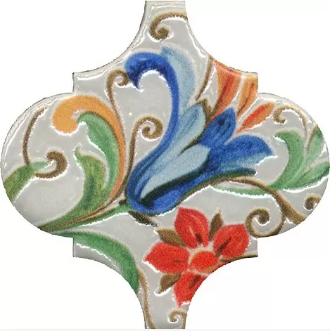 Керамическая плитка Декор kerama marazzi vt\a581\65000 Арабески Тоскана 5 глянцевый 6.5x6.5