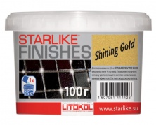 Декоративная добавка для затирки Литокол SHINING GOLD 0.1кг ярко-золотой