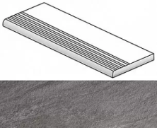 Ступени brave grey gradino 30x60