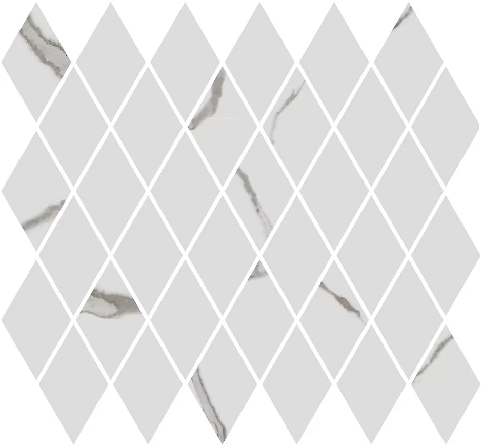 Керамическая плитка Декор kerama marazzi t054\48022 Монте Тиберио мозаичный белый глянцевый 35x37.5