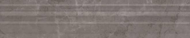 Керамическая плитка Бордюр Багет Гран Пале серый 5,5x25