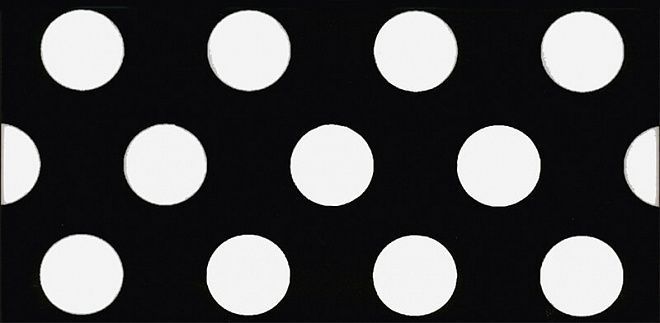 Керамическая плитка Декор Этуаль чёрный ad\a383\16000 7,4x15