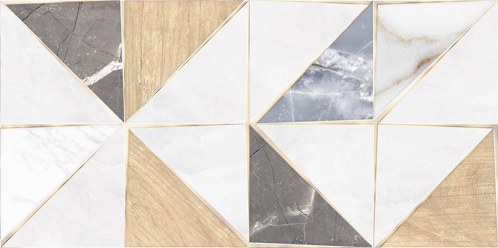 Керамическая плитка altacera triangle mix wt9tri55 разноцветный 24.9x50