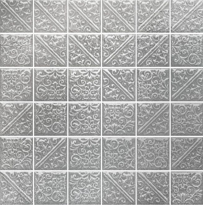 Керамическая плитка Ла-Виллет металл 30,1x30,1