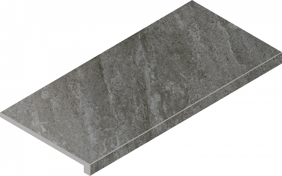 Ступени Италон Магма Графит фронтальная 620070002949 серый 33x60