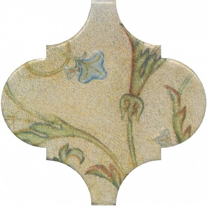 Керамическая плитка Декор Арабески котто орнамент op\a167\65000 6,5x6,5