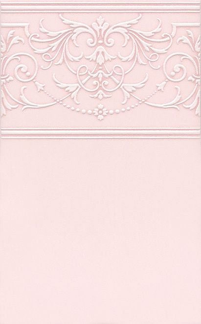 Керамическая плитка декор петергоф розовый stg\c561\6306 25x40