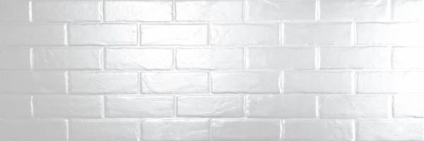 Керамическая плитка brick white gloss 25x75