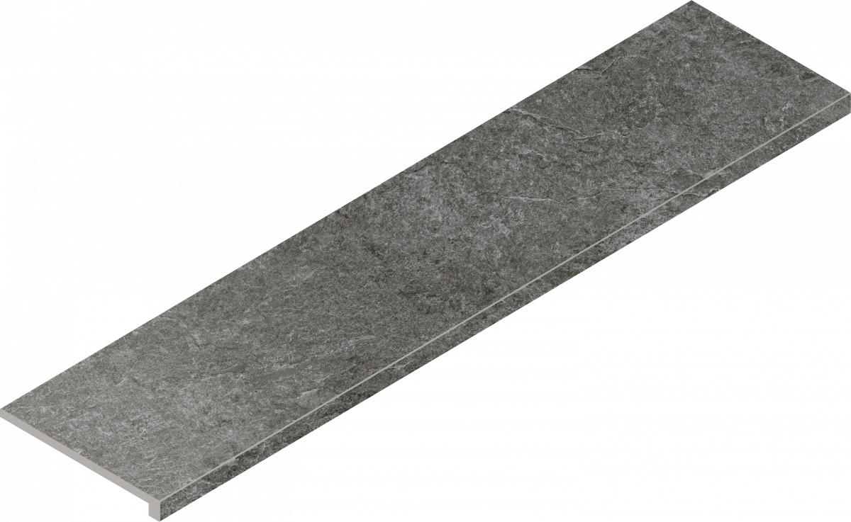 Ступени Италон Магма Графит фронтальная 620070003014 серый 33x120