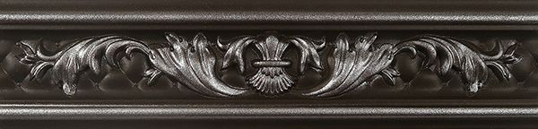 Керамическая плитка moncada black roseton 6x25