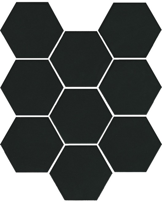 Керамическая плитка Кальсада черный 10,4x12