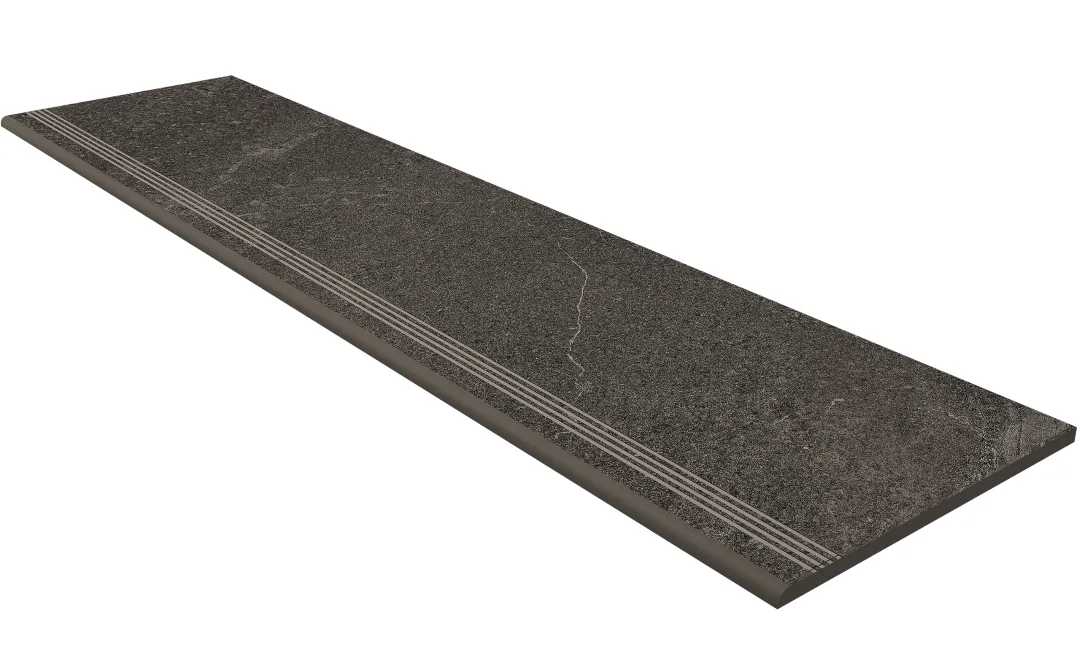 Ступени estima gb03 gabbro anthracite серый 30x120