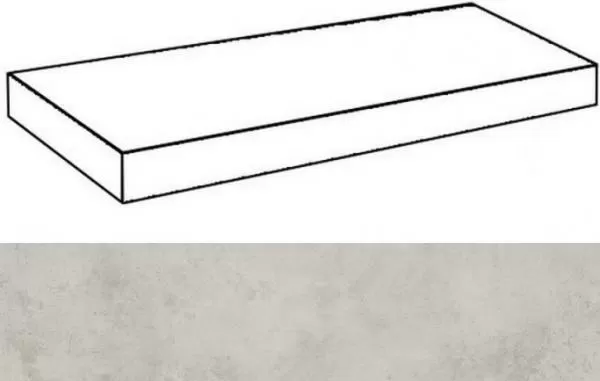 Ступени МИЛЛЕНИУМ СИЛЬВЕР СТУП.УГЛ.ЛЕВ 620070001293 33x80