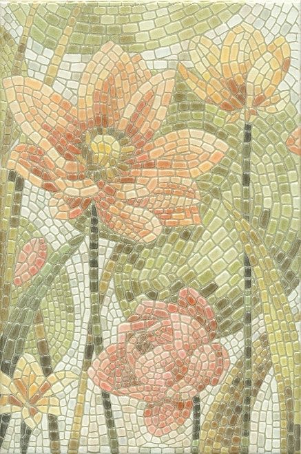Керамическая плитка Декор Летний сад Лилии лаппатированный hgd\a146\880l 20x30
