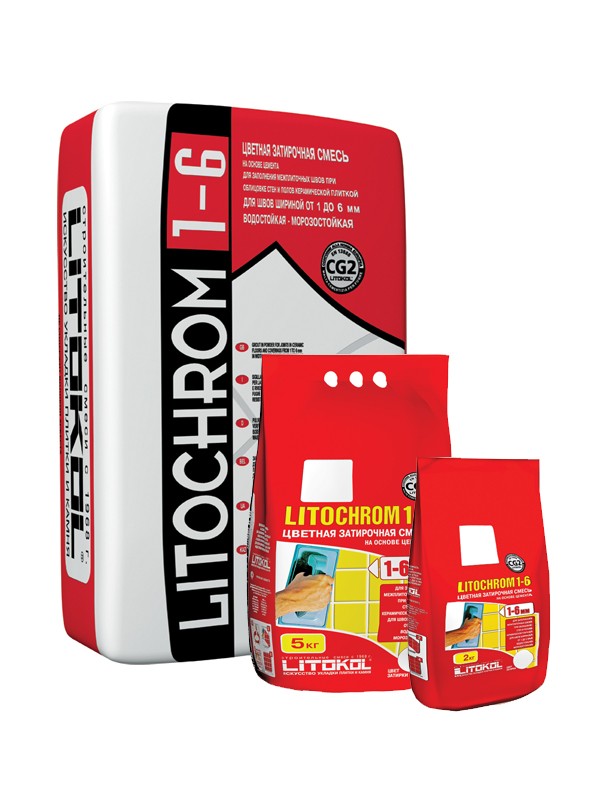 Цементная затирочная смесь LITOCHROM 1-6 C.40