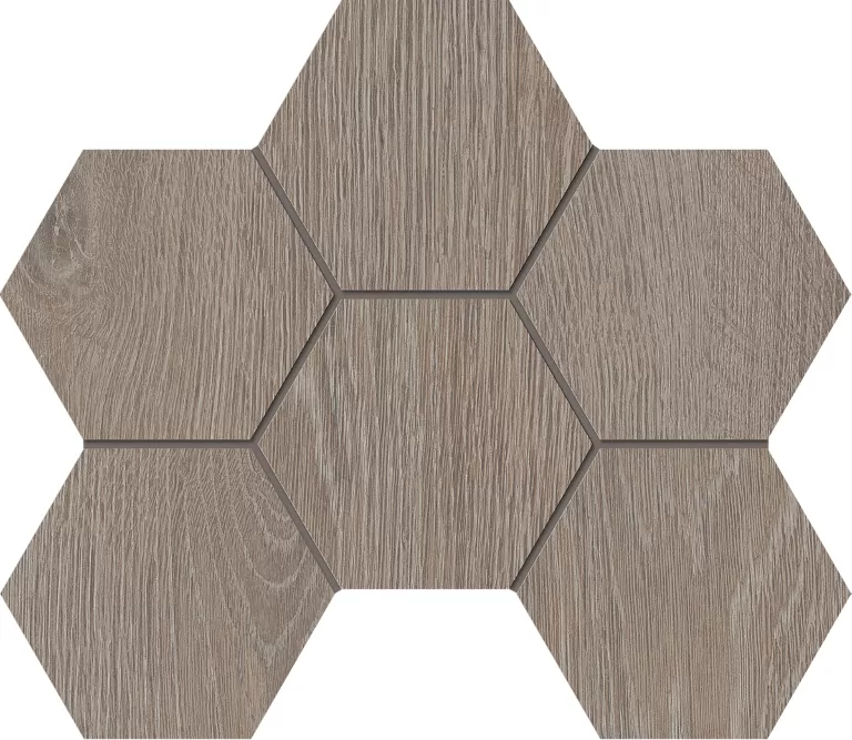 Мозаика estima kraft wood kw02 серый 25x28.5