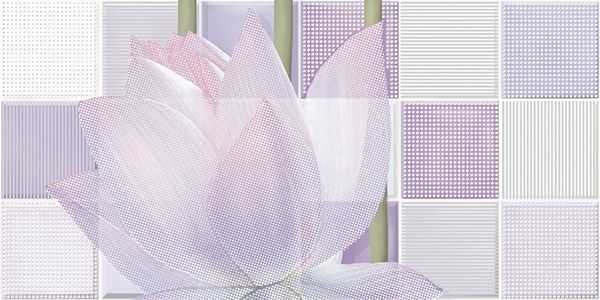 Керамическая плитка lotus 1 24,9x50
