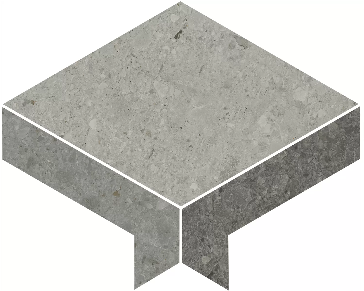 Керамическая плитка Декор kerama marazzi id170 Декор Чеппо ди Гре 1 наборный матовый обрезной 24x30