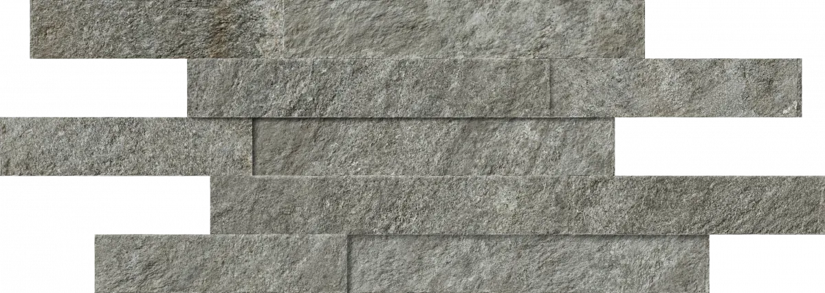 Керамическая плитка Декор Италон Магма Фог Брик 3d 620110000252 серый 27x78