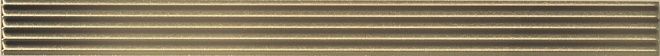 Керамическая плитка Бордюр Зимний сад структура металл 3,4x40