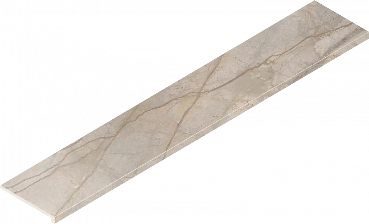 Ступени Италон Стелларис Элегант Сильвер фронтальная 620070002616 серый 33x160