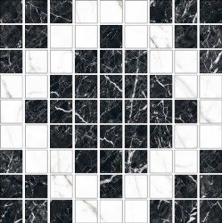 Мозаика black & white mix 30x30