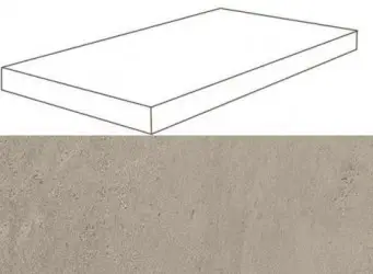 Ступени В. Сильвер Грей Угловая Правая 620070001131 33x60