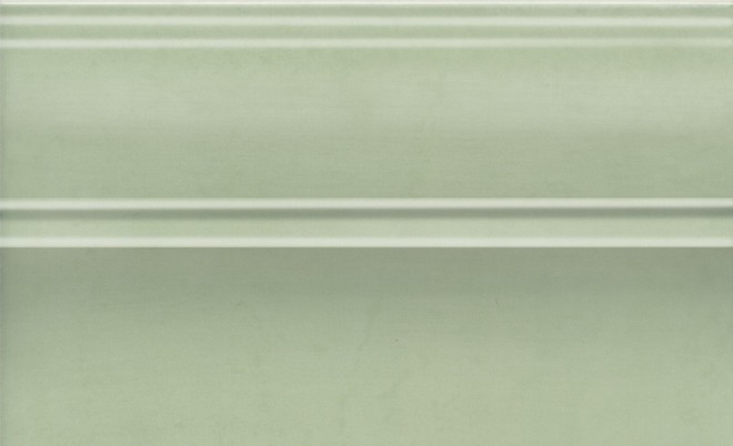 Керамическая плитка Плинтус Левада зеленый светлый 15x25