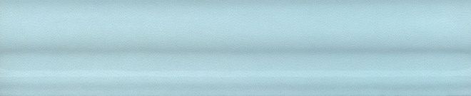 Керамическая плитка Бордюр Багет Мурано голубой 3x15