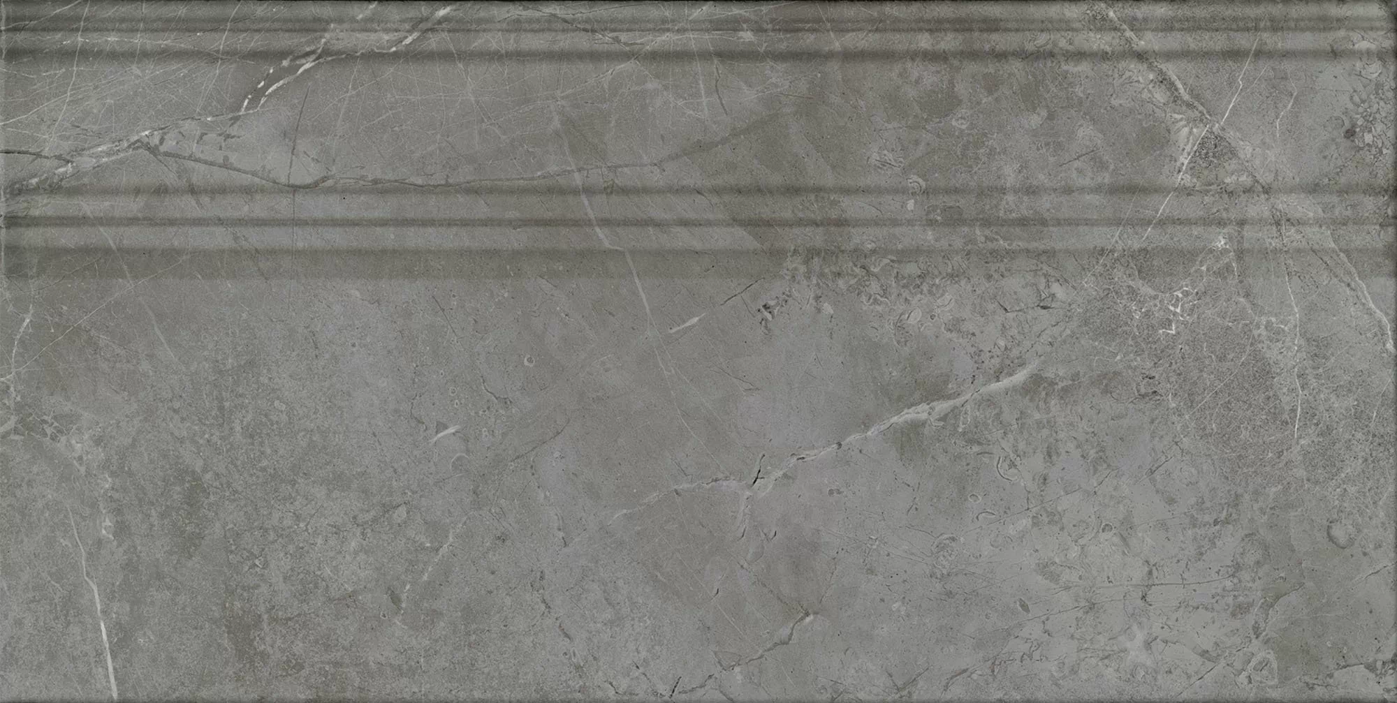 Плинтус kerama marazzi fme031r Риальто серый темный глянцевый обрезной 20x40