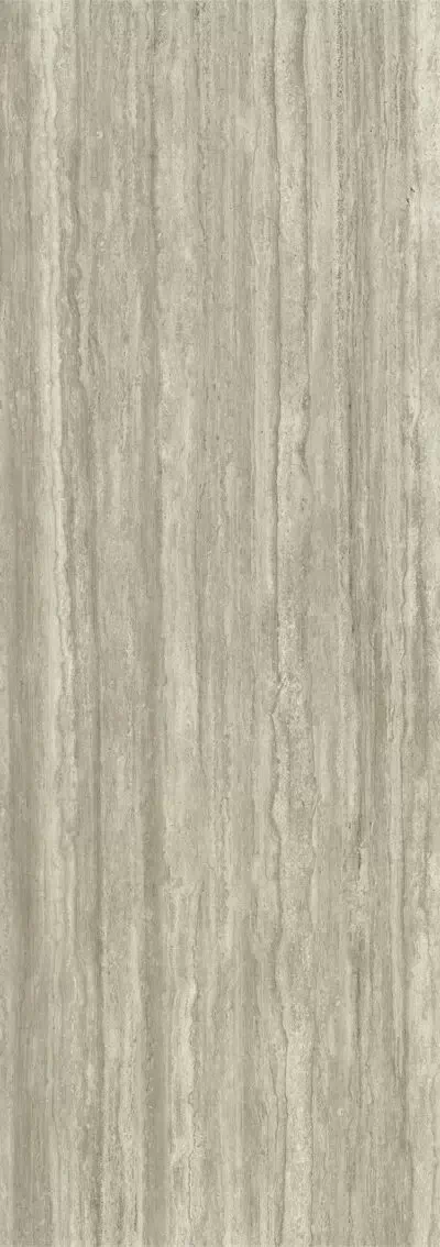 Керамогранит laminam Хадо Травертино Силвер Бочиардато lamf011871_it серый 100x300