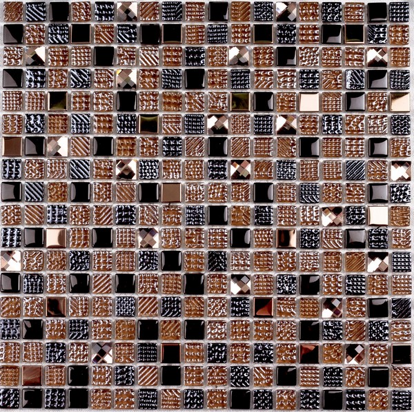 Мозаика crystal brown 30x30