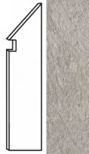 Керамогранит brave pearl battiscopa sag. dx 7,2x30