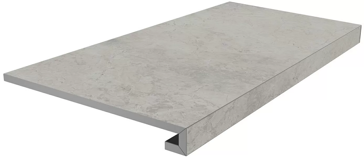 Ступени kerama marazzi sg850390r\gcf клееная Риальто серый светлый матовый 33x88